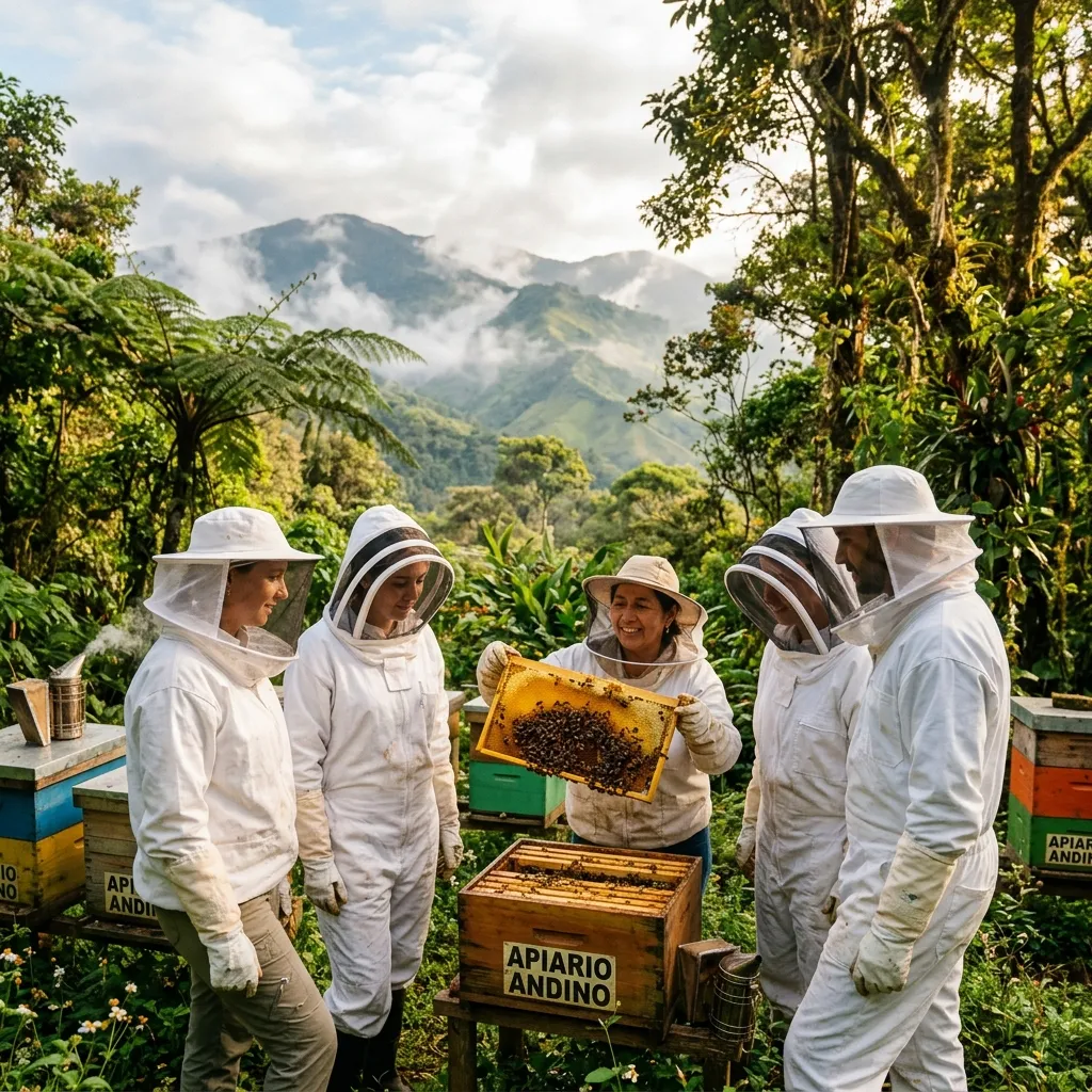 Experiencia apícola interactiva en el Apiario SIDERAL en Sotará, Cauca